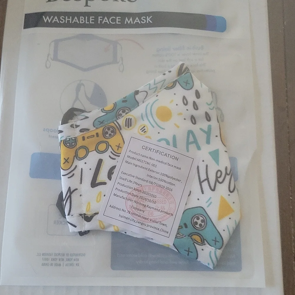 🆕️ Bespoke Washable face mask 